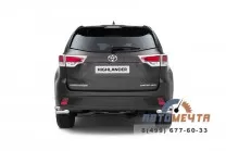 Защита заднего бампера 63/51мм TOYOTA HIGHLANDER 14-	