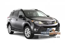 Защита бампера передняя 63/63мм TOYOTA RAV4 нерж