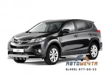 Пороги с алюм. площадкой TOYOTA RAV4 2013-	