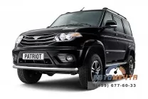 Защита переднего бампера одинарная НПС 63 мм UAZ PATRIOT 2014-	