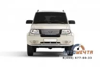 Защита переднего бампера двойная НПС 63/51 мм UAZ PATRIOT 2008-2013	