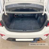 Пол в багажник для Kia Rio 4 (2017-) УСИЛЕННЫЙ, с подъемным люком-0