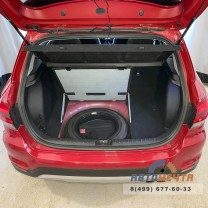 Пол в багажник для Kia Rio X и X-Line УСИЛЕННЫЙ, с подъемным люком без органайзера-1