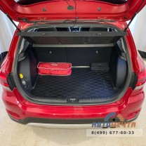 Пол в багажник для Kia Rio X и X-Line УСИЛЕННЫЙ, с подъемным люком без органайзера-6