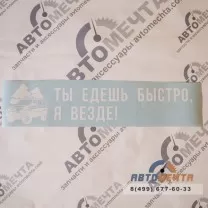 Виниловая наклейка на автомобиль 