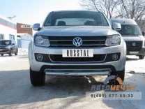 Защита переднего бампера на Volkswagen Amarok
