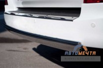 Защита заднего бампера на Lexus GX 470, нерж.-1