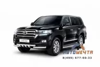Защита перед. бампера 63/63мм TOYOTA LC 200 2016-