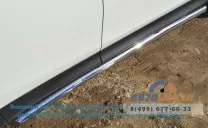 Пороги на Nissan Juke 2010-, нерж