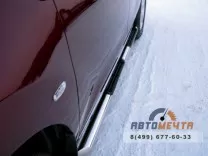 Пороги из нержавейки на Nissan Murano из нержавейки