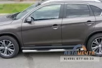 Пороги на Peugeot из стали AISI-304