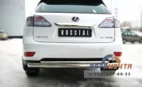 Защита бампера задняя для Lexus RX из нержавейки