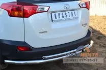 Защита заднего бампера для Toyota RAV 4 12-