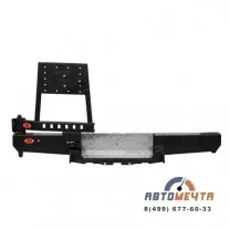 Задний силовой бампер УАЗ Буханка (Трофи с лев. калиткой и возможностью установки лебедки) Задний силовой бампер УАЗ Буханка (Трофи с лев. калиткой и возможностью установки лебедки)