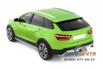 Защита порогов прямая 51 мм (НПС) LADA Веста SW Cross с 2017