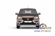 Защита переднего бампера одинарная 51 мм НПС для LADA XRAY 2016- 
