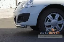 Защита переднего бампера одинарная НПС 51 мм для LADA Ларгус Cross 2015 