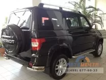 Защита заднего бампера уголки 63/51 мм НПС (ПТ) УАЗ Патриот 2014- Защита заднего бампера уголки 63/51 мм НПС (ПТ) УАЗ Патриот 2014-