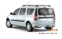 Защита порогов прямая ППК 51 мм для LADA Ларгус Защита порогов прямая ППК 51 мм для LADA Ларгус