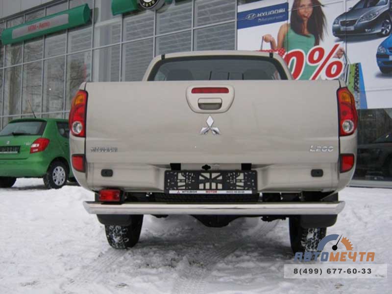 Защита заднего бампера для Mitsubishi L200 2010-