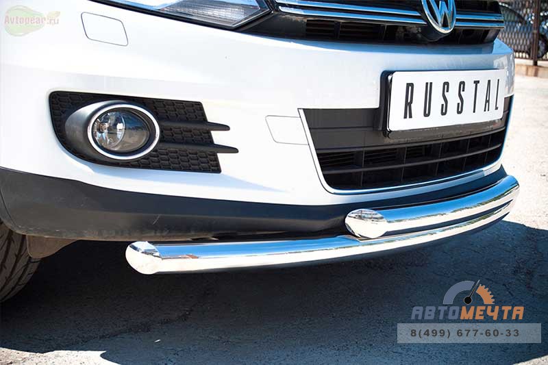 Защита бампера передняя для Volkswagen Tiguan